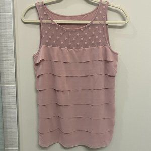 LOFT Purple Sleeveless Top